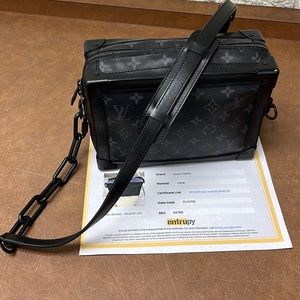 Louis Vuitton soft trunk black